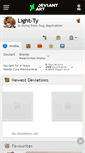 Mobile Screenshot of light-ty.deviantart.com