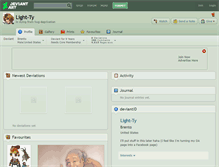 Tablet Screenshot of light-ty.deviantart.com