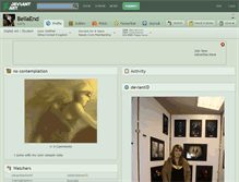 Tablet Screenshot of bellaend.deviantart.com