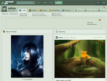 Tablet Screenshot of jeffufu.deviantart.com