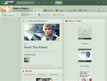 Tablet Screenshot of noel-x-hope.deviantart.com