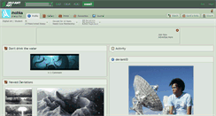 Desktop Screenshot of mohka.deviantart.com
