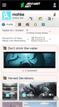 Mobile Screenshot of mohka.deviantart.com