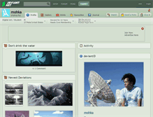 Tablet Screenshot of mohka.deviantart.com