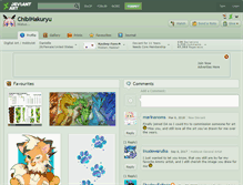 Tablet Screenshot of chibihakuryu.deviantart.com