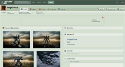Desktop Screenshot of megatronus.deviantart.com