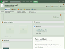 Tablet Screenshot of nosubbystamp-plz1.deviantart.com