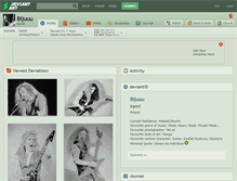 Tablet Screenshot of bijuuu.deviantart.com
