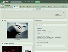 Tablet Screenshot of prepus.deviantart.com
