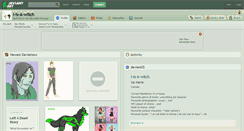 Desktop Screenshot of i-is-a-witch.deviantart.com