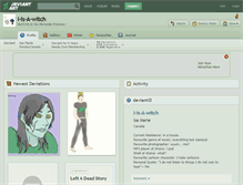 Tablet Screenshot of i-is-a-witch.deviantart.com