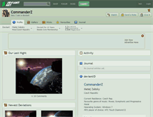Tablet Screenshot of commanderz.deviantart.com
