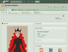 Tablet Screenshot of lili-cherry-blossom.deviantart.com