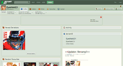 Desktop Screenshot of eyeshield21.deviantart.com