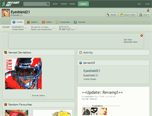 Tablet Screenshot of eyeshield21.deviantart.com