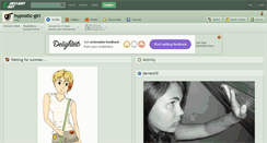 Desktop Screenshot of hypnotic-girl.deviantart.com