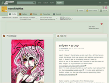 Tablet Screenshot of mansikkamisa.deviantart.com