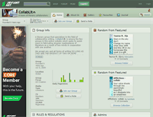 Tablet Screenshot of collablit.deviantart.com