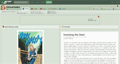 Desktop Screenshot of introvertedart.deviantart.com