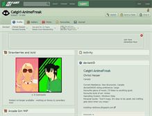 Tablet Screenshot of catgirl-animefreak.deviantart.com