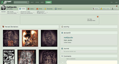 Desktop Screenshot of mattjacobs.deviantart.com
