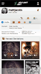 Mobile Screenshot of mattjacobs.deviantart.com