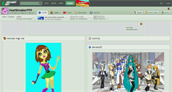 Desktop Screenshot of heartbreaker999.deviantart.com