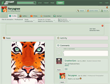 Tablet Screenshot of fieryagnee.deviantart.com