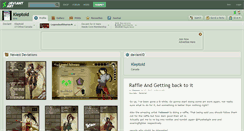 Desktop Screenshot of kleptoid.deviantart.com