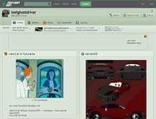 Tablet Screenshot of leetghostdriver.deviantart.com