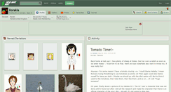Desktop Screenshot of korakia.deviantart.com