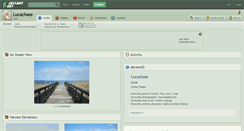 Desktop Screenshot of lucachase.deviantart.com