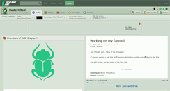 Desktop Screenshot of mastermitosi.deviantart.com