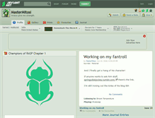 Tablet Screenshot of mastermitosi.deviantart.com