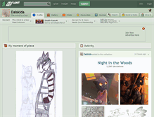 Tablet Screenshot of daiskida.deviantart.com