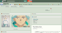 Desktop Screenshot of helios-fans.deviantart.com