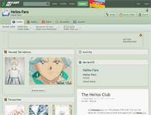 Tablet Screenshot of helios-fans.deviantart.com