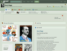 Tablet Screenshot of nerd-rage.deviantart.com