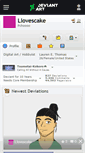 Mobile Screenshot of llovescake.deviantart.com