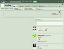 Tablet Screenshot of kreeekeer.deviantart.com