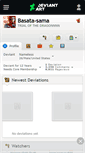 Mobile Screenshot of basata-sama.deviantart.com