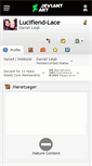 Mobile Screenshot of lucifiend-lace.deviantart.com