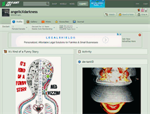 Tablet Screenshot of angelicxdarkness.deviantart.com