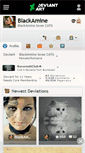 Mobile Screenshot of blackamine.deviantart.com