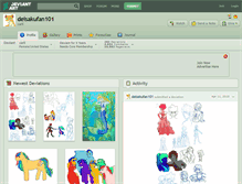 Tablet Screenshot of deisakufan101.deviantart.com