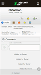 Mobile Screenshot of cnsamson.deviantart.com