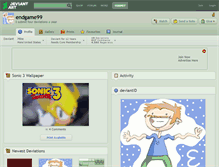 Tablet Screenshot of endgame99.deviantart.com