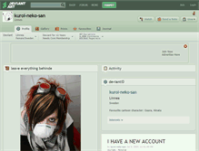 Tablet Screenshot of kuroi-neko-san.deviantart.com