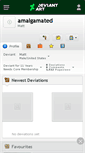 Mobile Screenshot of amalgamated.deviantart.com