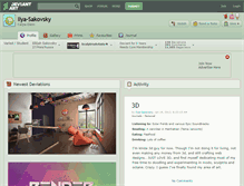 Tablet Screenshot of ilya-sakovsky.deviantart.com